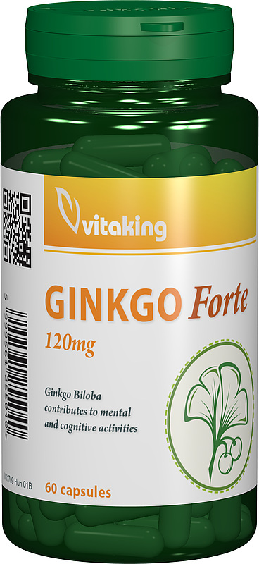 Extract de Ginkgo Forte 120mg, 60 capsule, Vitaking