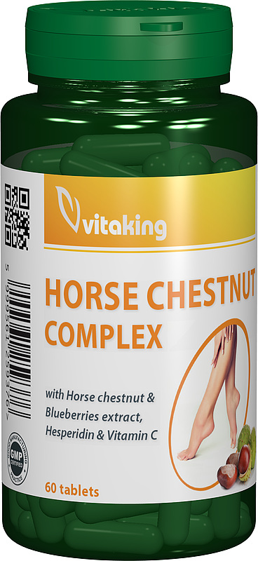 Diosmina cu extract de castan salbatic, 60 comprimate, Vitaking