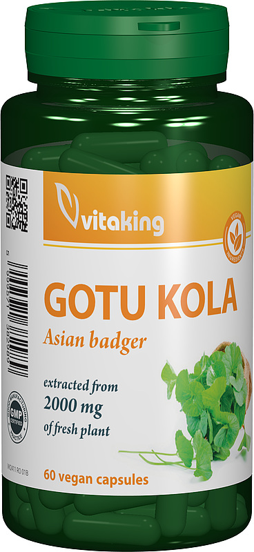 Extract de Gotu Kola, 60 capsule vegetale, Vitaking