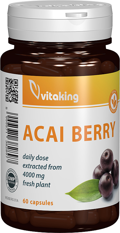 Extract Acai Berry, 60 capsule gelatinoase, Vitaking